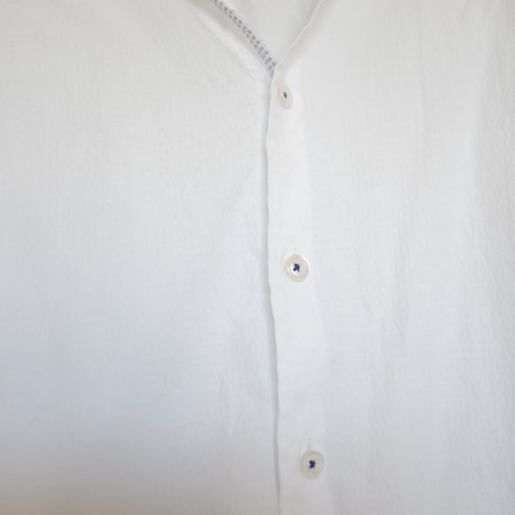 COPY - COPY - COPY - Horst white twill shirt Slim fit size S - Picture 2 of 12